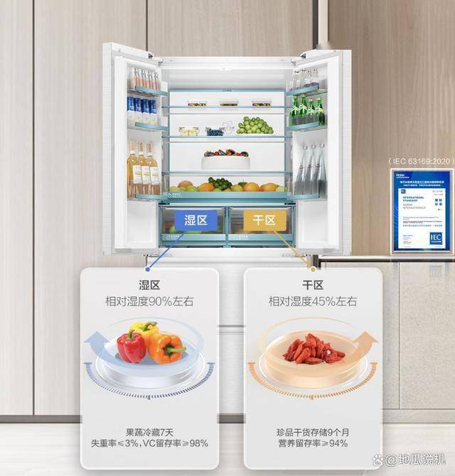HFD1BWLU1：国补1240元超薄多门冰箱凯发app网站海尔山茶花系列BCD-485WG(图3)